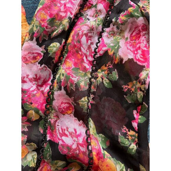Keepsake Oblivion Floral Blouse Size Small - Picture 6 of 10